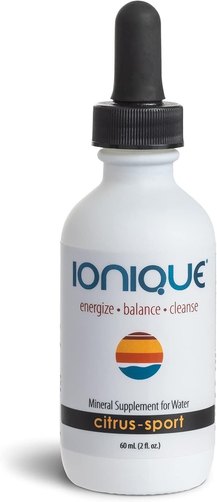 NUEVO Suplemento Mineral Ionique para el Agua - Magnesio, Trace Mineral &amp; Electrolyte Hydration System, Apoyo a la Migraña, Estreñimiento, Fog Cerebro, Calambres musculares, Dormir, Una botella de 2 oz de gotas líquidas
