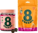 8Greens Daily Greens Gummies and Lollipops, Energy & Immune Support,Gluten-Free, Vegan, Non-GMO, No Artificial Colors &amp; Flavors