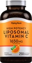 Piping Rock Liposomal Vitamina C 1650mg
