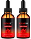 NutraRize (2 Pack) SugarSix Drops, Official Sugar Six Liquid Formula, All Natural Support for Stable and Healthy Levels, Premium Dropper to Main Good Circulation, Sugar Six Review (60 Servings)