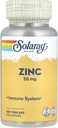 Solaray Zinc Amino Acid Chelate 50 mg VCapsules, 100 Cuenta
