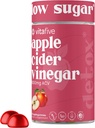 vitacin Manzana Sider Vinegar Gummies, 500 mg de Apple Sider Vinegar per Gummy, Boost Gut Health, Colon Support, Vegan, Gluten Free (50 Ct)