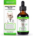 Alivio del estreñimiento de gatos, Alivio del estreñimiento para gatos, Laxantes de gato natural para estreñimiento, Softener de cátaros, 2 fl.oz