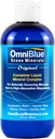 OmniBlue Ocean Minerals - 70+ Trace Minerals & Liquid Magnesium - Potassium, Chloride- Low Sodium - Natural Support for Sleep, Digestion, Regularity, Hydration &amp; Electrolyte Balance (8 oz)