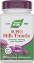 Camino Super Milk Thistle, Promotes Healthy Liver Function*, With Artichoke Leaf, Dandelion Root & Licorice Root Extracts, Milk Thistle Extract, Gluten Free, 120 Capsules (Packaging May Vary)