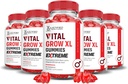 Laboratorios Justificados (5 Pack) Vital Grow XL Extreme 2000MG Performance Gummies Advanced Formulado con ACV Pomegranate Beet Juice Powder B12 Vegan Non GMO 300 Gummys