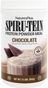 NaturesPlus SPIRU-TEIN Shake - Chocolate - 2.1 lbs, Spirulina Protein Powder - Plant Based Meal Replacement, Vitamins & Minerals for Energy - Vegetarian, Gluten-Free - 34 Servings