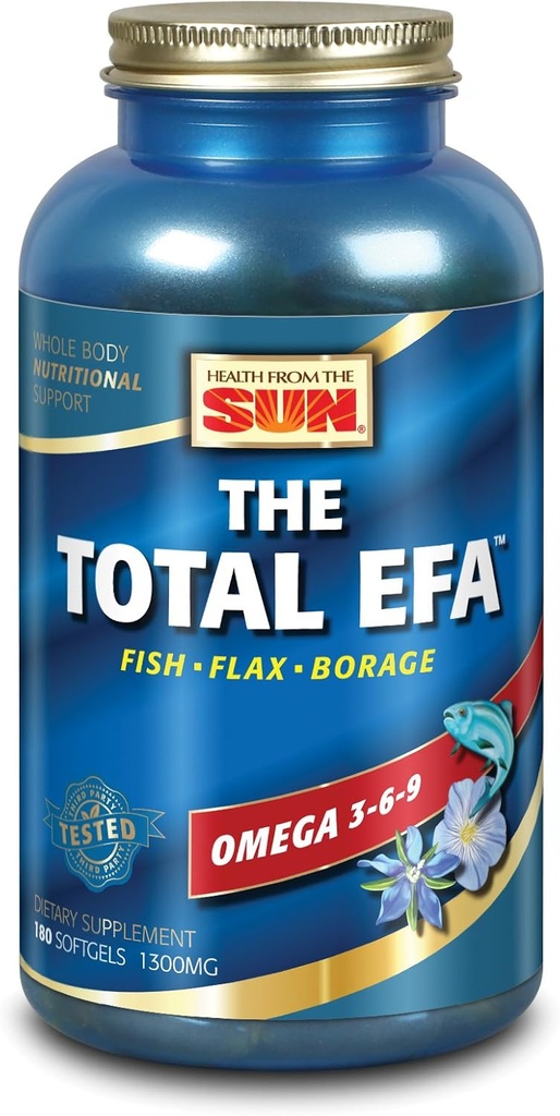 Salud del Sol El total EFA, 180 Softgels