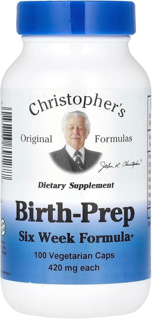 Prepa de nacimiento del Dr. Christopher - 100 cápsulas vegetarianas