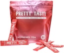 Tasty Raspberry Radiance Collagen Tea - Stick Pack Pouch, Sun-Kissed Raspberry Blend, Belleza y Bienestar, 10g Collagen Peptides Mix, 30 Cuenta