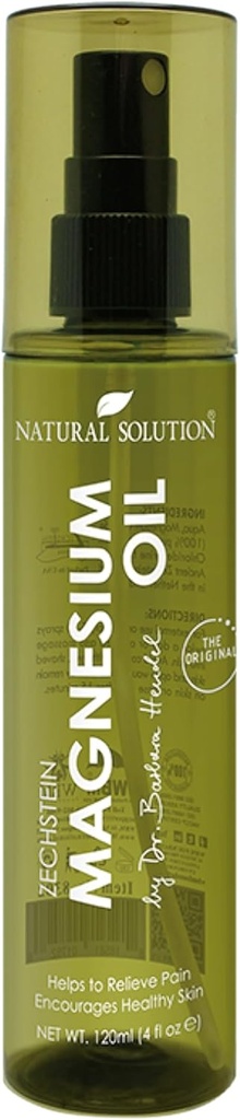 Solución natural Puro Zechstein Magnesium Oil Spray, Ultra-Pure y Eficaz, Alivio Natural &amp; Apoyo al sueño – 4 Oz, Espray de magnesio de absorción rápida para el músculo, alivio del estrés &amp; mejor sueño