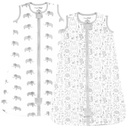 Mama Cheetah Baby Sleep Sack 0.5 TOG, Organic Cotton Baby Wearable Blanket with Two-Way Zipper, Swaddle Transition Baby Sleeping Bag for Newborn Infant Toddler Girl, 6-12 meses