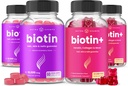 NutraChamps Biotin & Biotin+. The Complete Duo for Hair, Skin and Nails. Biotin, Collagen, Keratin & More