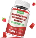 Gummies de condroitina de Glucosamina mejorada con MSM para adultos - Extra-Strength Joint Health & Flexibility, Antioxidant & Immune Support Supplement, 60 Count