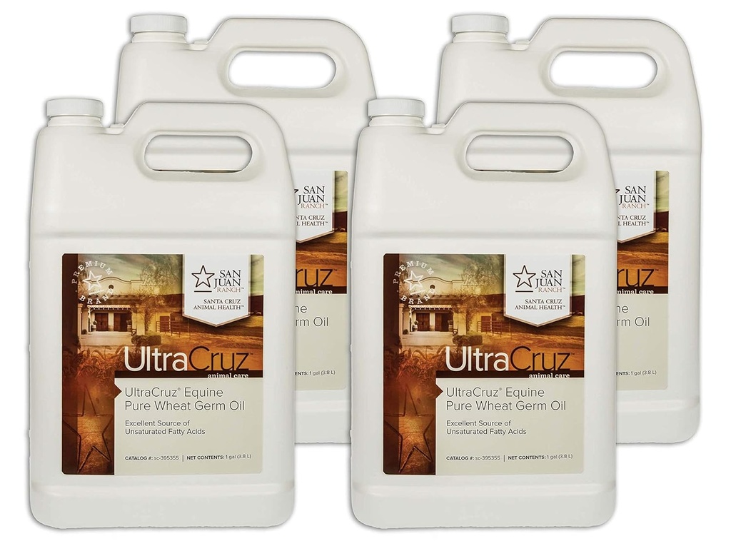 Aceite de Germ de Trigo Puro UltraCruz®, 4 x 1 Gallon