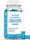 Cretina Gummies Monohydrate, Monohydrate de Creatina Chewable, Muscle Boost, Energy Boost, Pre-Workout Suplemento, Enhanced Bursts, Vegan, Muscle Growth Support, Recovery & Performance, Gluten Free