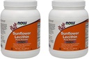 Ahora Comida Ahora Comida, (2 Pack) Lecitina de girasol, Polvo puro, 1 lb (454 g)