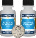 Bicarbonato de potasio / 2 onzas / 2 Botellas / 99% Pure USP Alimentos Grado/Fine Powder