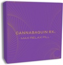 Cannabaquin Max Relax Pill - Complejo de suplementos 100% Botanical Formula for Relaxation, Memory, Clarity, Stress Support, Made in The USA with Natural Products from Our Own Fields