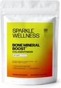 Sparkle Wellness Bone Mineral Boost (No Flavor) [30 Serves] ¦ Collagen Powder Suplemento ← FORTIBONE Bioactive Collagen Peptides and Buffered Vitamin C Nutra C ← Bone Supplements