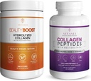 VITASEI Collagen Wellness Bundle – Hidrolyzed Collagen Peptides Powder " Collagen Peptide Capsules with Vitamin C " Resveratrol – Support for Hair, Skin, Nails, Bones, " Joints