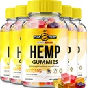 Peak 8 gomas de cáñamo - con cáñamo extracto de semilla de cáñamo Ocho gaviotas de cáñamo Tinnitus Suplemento Herbal, Salud y Bienestar, All Natural Peak Hemp Gummy (5 Pack - 300 Gummies)