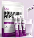 2X Boost Collagen Peptides Polvo para Juntas de Pelo de Piel de Piel de Piel de Piel de Esquí, Ultra High Absorption Collagen Powder con Hidrolyzed Tipo 1 &amp; 3 + VC, Unflavored Collagen Suplementos para Hombres Mujer, 30 Servimientos