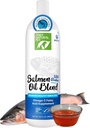 Solo Natural Pet Wild Alaskan Salmón Aceite para perros &amp; gatos - Omega 3 & 6 Suplemento de alimentos líquidos para mascotas - EPA & DHA Fish Oils, All Natural Joint Support, Promote Healthy Skin, Coat & Heart - 20 Fl Oz