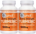 Cunol Turmeric Curcumin Capsules, 1000mg Suplemento Extra Strength, Tecnología Patented Hydro-Soluble, Alternativa a la Curcumina Turmérica con Pepper Negro, 240 cápsulas de verduras