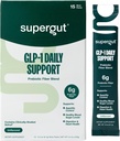 Supergut GLP1 Daily Support - High Fiber GLP-1 Supplement Powder for Women &amp; Men - Sugar-Free Drink Mix for Gut Health (15 Servings)