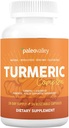 Paleovalley - Complejo Turmérico Orgánico - Turmérico Orgánico Espectrum completo con Superalimentos Salud-Apoyo - 56 cápsulas vegetarianas - Conjuntos de soporte, inmunidad, cerebro y salud cardíaca