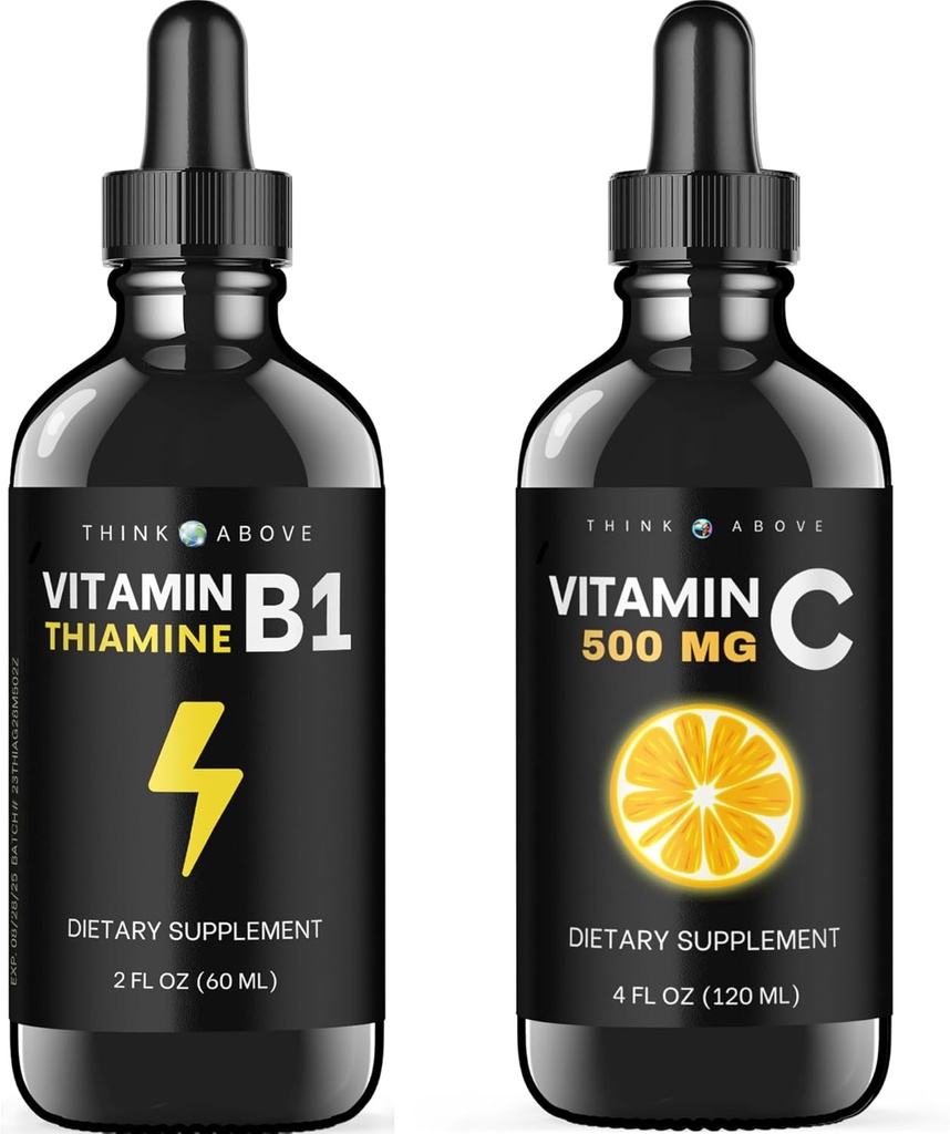 Vitamina B1 Monolito de tiamina - gotas líquidas - 2 oz