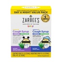Zarbee's Baby Day &amp; Night Cough Medicine &amp; Syrup Value Pack with Organic Agave + Zinc for Immune Support, Natural Grape Daytime &amp; Chamomile Nighttime, Baby Cough Medicine, 2 x 2 fl oz