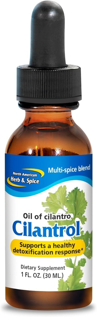 NORTH AMERICAN HERB & SPICE Cilantrol - 1 fl. oz. - Digestive Support - Cilantro Extract - Non-GMO - 130 Servings
