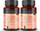 2-Pack Triple Strength Saw Palmetto & Nettle Root – 180 Tablets  4149mg con 160mg Saw Palmetto Extract (85–95% Fatty Acids), 30mg Nettle Root, 649mg Calcium  6-Month Supply ← Prostate Support