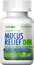 HealthA2Z® Mucus Relief DM TENIDO Dextromethorphan HBr 20mg TEN Guaifenesin 400mg ANTE No Benzene ANTE Cough, Comunicado inmediato, Uncoated (50 Conde (Pack of 1))