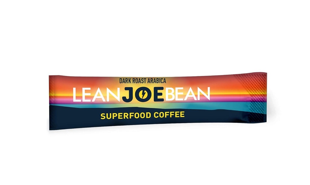 Café Lean Joe Bean Superfood ← Café Keto Orgánica con Setas, MCT, Collagen, Turmeric, Probióticos &amp; Folate ← respaldado por la Ciencia (24 Conde)