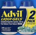 Advil Liquigels, 200 Miligrams, 240 Cuenta 200mg