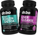 Colon &amp; Liver Cleanse Detox Support Supplement - 15 Day Intestinal Cleanse Pills " Probiotic for Bloating " Daily Constipation Relief - Milk Thistle Dandelion Caps " Aid Gallbladder Supplements