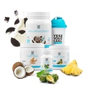 Sí Usted puede! Detox Plus Kit, Limpieza diaria Recambio de fibra pura, Mezcla de bebida, Booster de afeitar &amp; Suplemento, Kit de limpieza corporal para mujeres, Limpieza diaria del sistema - Cookies &amp; Crema, Aloe Vera Hibiscus