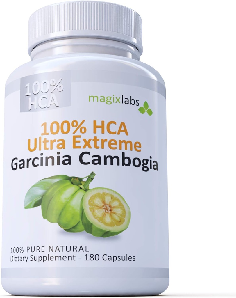 100% HCA Ultra Extreme Garcinia Cambogia Extract – 100% Pure All Natural – The Ultimate Fast Action Supplement