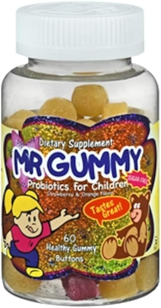 Mr Gummy Probiotics for Children, Strawberry & Orange, 60 Every