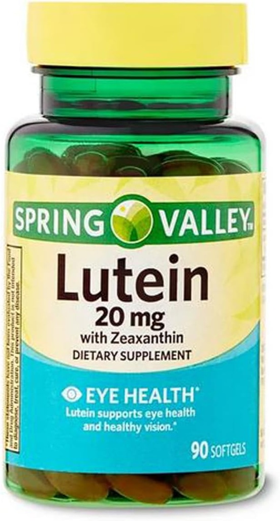 Lutein con suplementos dietéticos de Zeaxnthin, 20 mg, 90 conteo