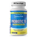 Probiótico de Puritan 10 con vitamina D para ayudar a apoyar la salud del sistema inmunitario*, 60 conde, blanco