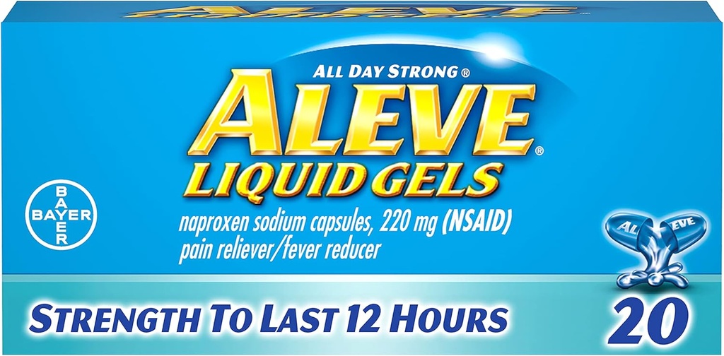 Aleve geles líquidos 20 ea (Pack of 3)