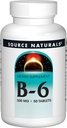 Fuente Naturals Vitamina B-6, 500 mg Apoyo al Sistema Inmunitario - 50 Tabletas