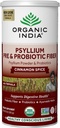 ORGANIC INDIA Psyllium Husk Powder - Pre &amp; Probiotic Fiber Supplement, Organic Psyllium Husk Fiber Supplement with Whole Psyllium Husk, USDA Certified Organic, Vegan, Gluten Free - Cinnamon, 10 Oz