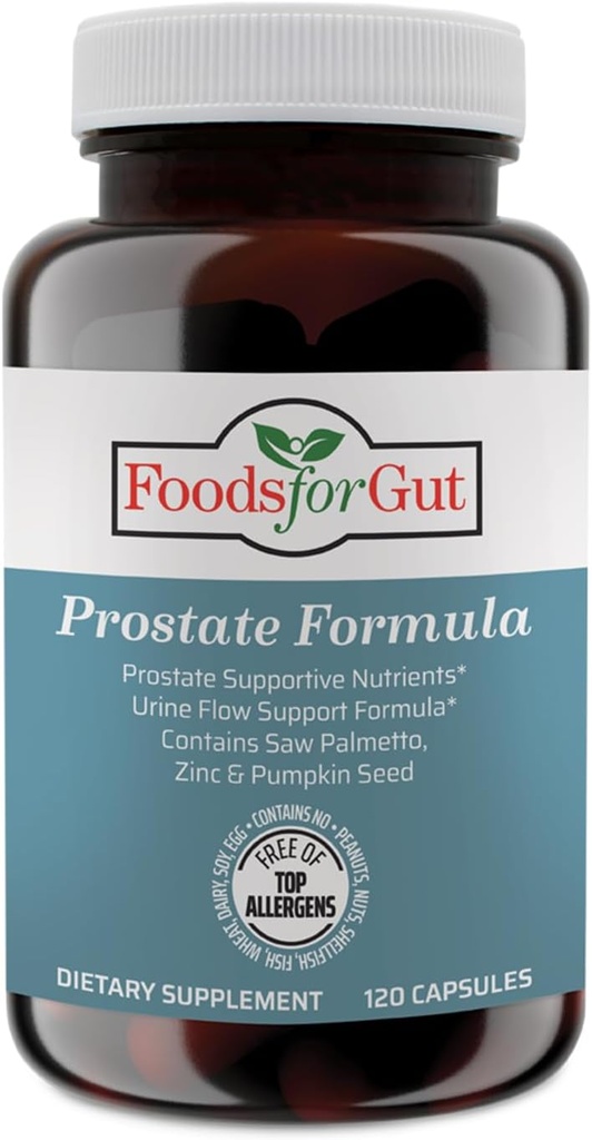 Fórmula de próstata innovadora para los hombres que viven con Saw Palmetto, Pumpkin Seed, " Zinc peru 120 Vegetarian Capsules ← Apoyar la función urinaria, la salud próstata