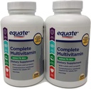 Genérico Equate Mature Adult 50+ One Daily Complete Multivitamin Compare con Centrum Silver (400 Ct)
