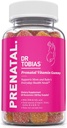 Dr. Tobias Prenatal Vitamina Gummy, Iron Free Prenatal Vitaminas con DHA y ácido fólico, Niacina, Biotina, B6, &amp; B12, Incluye aceite de pescado, para Pre &amp; Postnatal Support, 60 Gummies, 30 Serviciones
